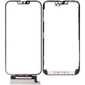 4 in 1 Short Flex (Digitizer Touch With Glass + OCA + Frame Pre-installed) Compatible For iPhone 13 Pro Max (OCA Master)