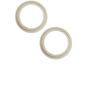 Back Camera Bezel Ring Only Compatible For iPhone 15 / 15 Plus (Yellow) (2 Piece Set)