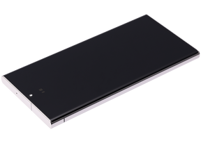 OLED Assembly With Frame Compatible For Samsung Galaxy S23 Ultra 5G Replacement(US & International) (Service Pack) (Cream)