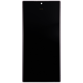 OLED Assembly With Frame Compatible For Samsung Galaxy S23 Ultra 5G Replacement(US & International) (Service Pack) (Lavender)