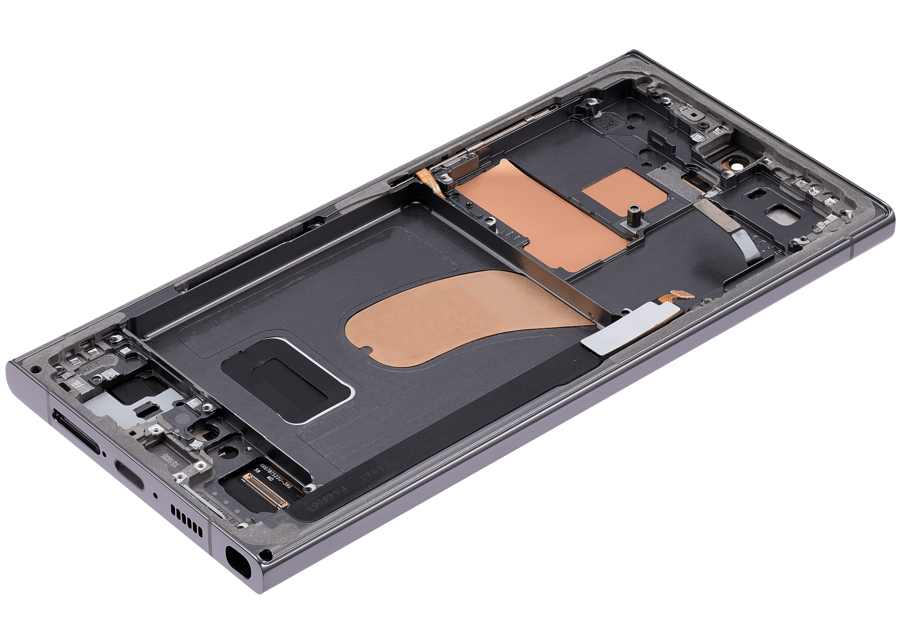 OLED Assembly With Frame Compatible For Samsung Galaxy S23 Ultra Replacement(US & International) (Vemake) (Green)