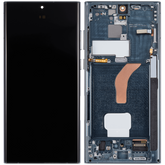 OLED Assembly With Frame Compatible For Samsung Galaxy S22 Ultra 5G Replacement (US & International Version) (Vemake) (Green)