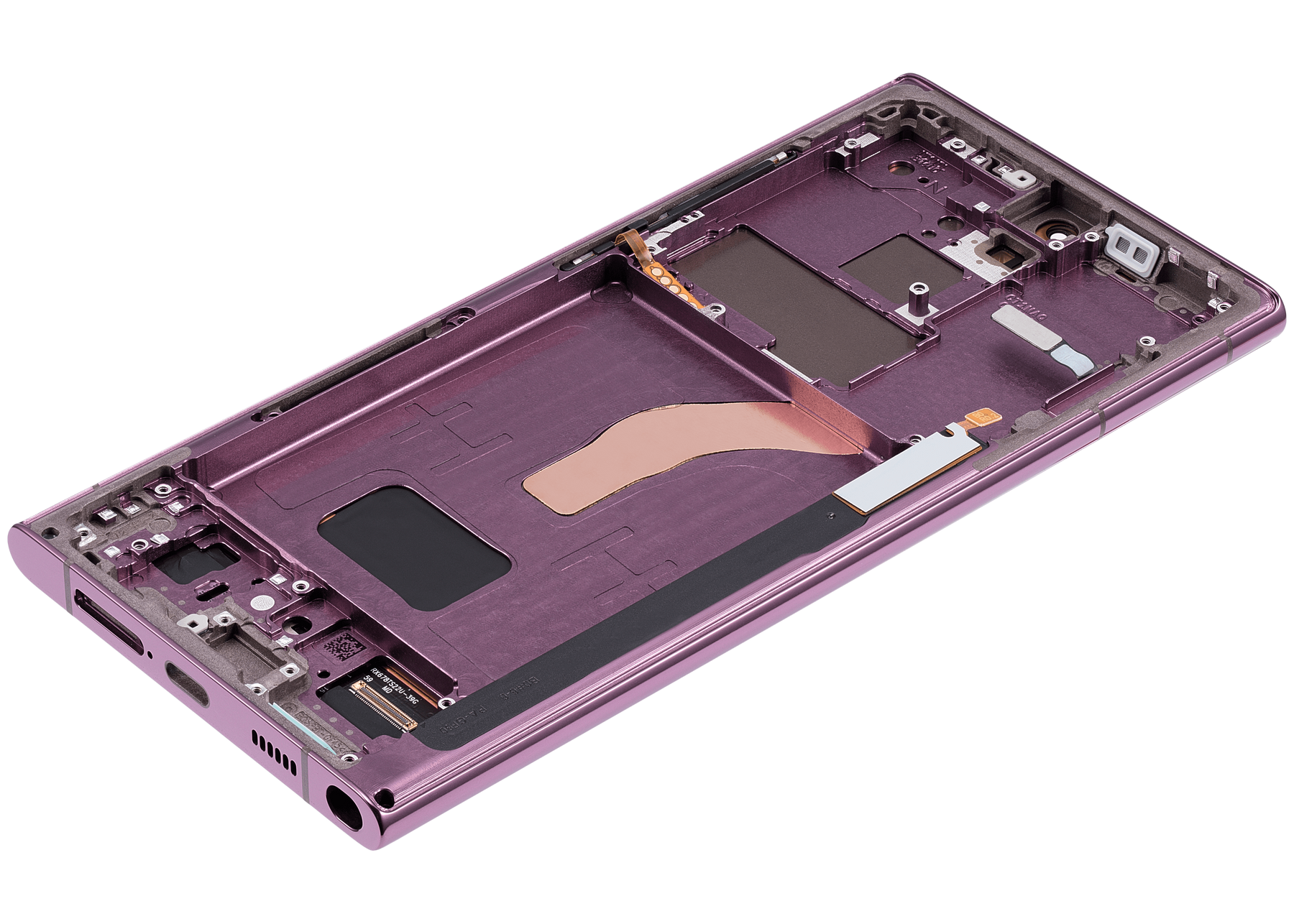 Replacement OLED Assembly With Frame Compatible For Samsung Galaxy S22 Ultra 5G (US & International Version) (Vemake) (Burgundy)