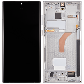 Replacement OLED Assembly With Frame Compatible For Samsung Galaxy S22 Ultra 5G (US & International Version) (Refurbished) (Phantom White)