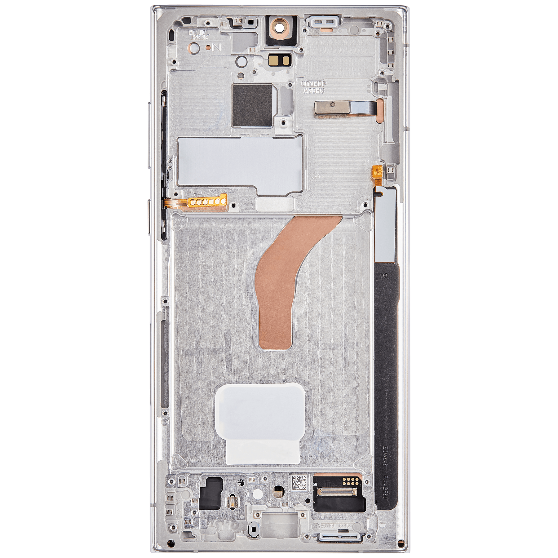 Replacement OLED Assembly With Frame Compatible For Samsung Galaxy S22 Ultra 5G (US & International Version) (Refurbished) (Phantom White)