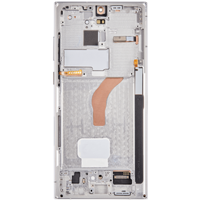 Replacement OLED Assembly With Frame Compatible For Samsung Galaxy S22 Ultra 5G (US & International Version) (Refurbished) (Phantom White)