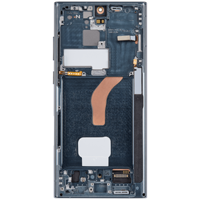 OLED Assembly With Frame Compatible For Samsung Galaxy S22 Ultra 5G Replacement (US & International Version) (Refurbished) (Green)