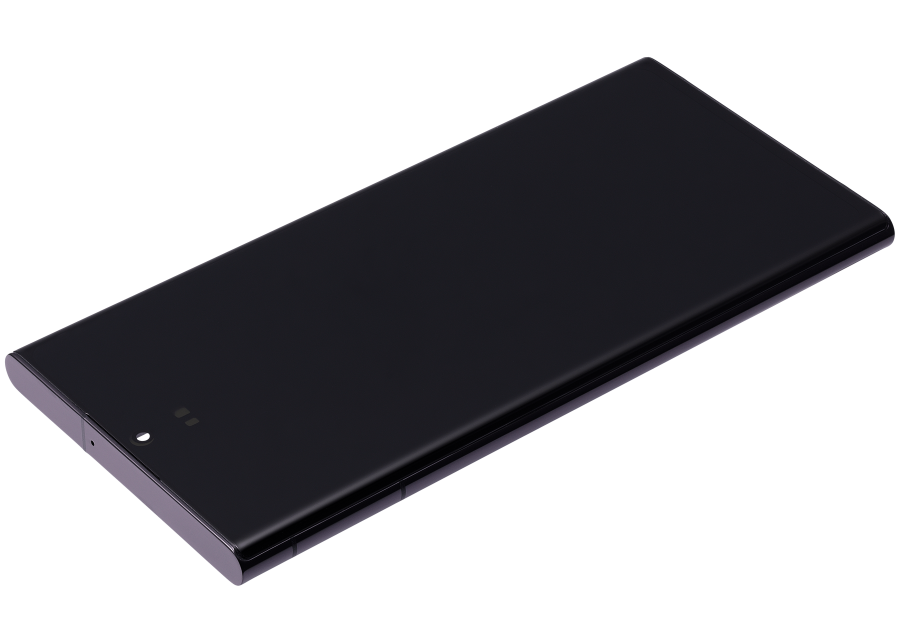 OLED Assembly With Frame Compatible For Samsung Galaxy S22 Ultra 5G Replacement (Service Pack) (Phantom Black)