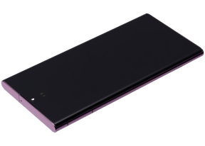 OLED Assembly With Frame Compatible For Samsung Galaxy S22 Ultra 5G Replacement(Service Pack) (Burgundy)