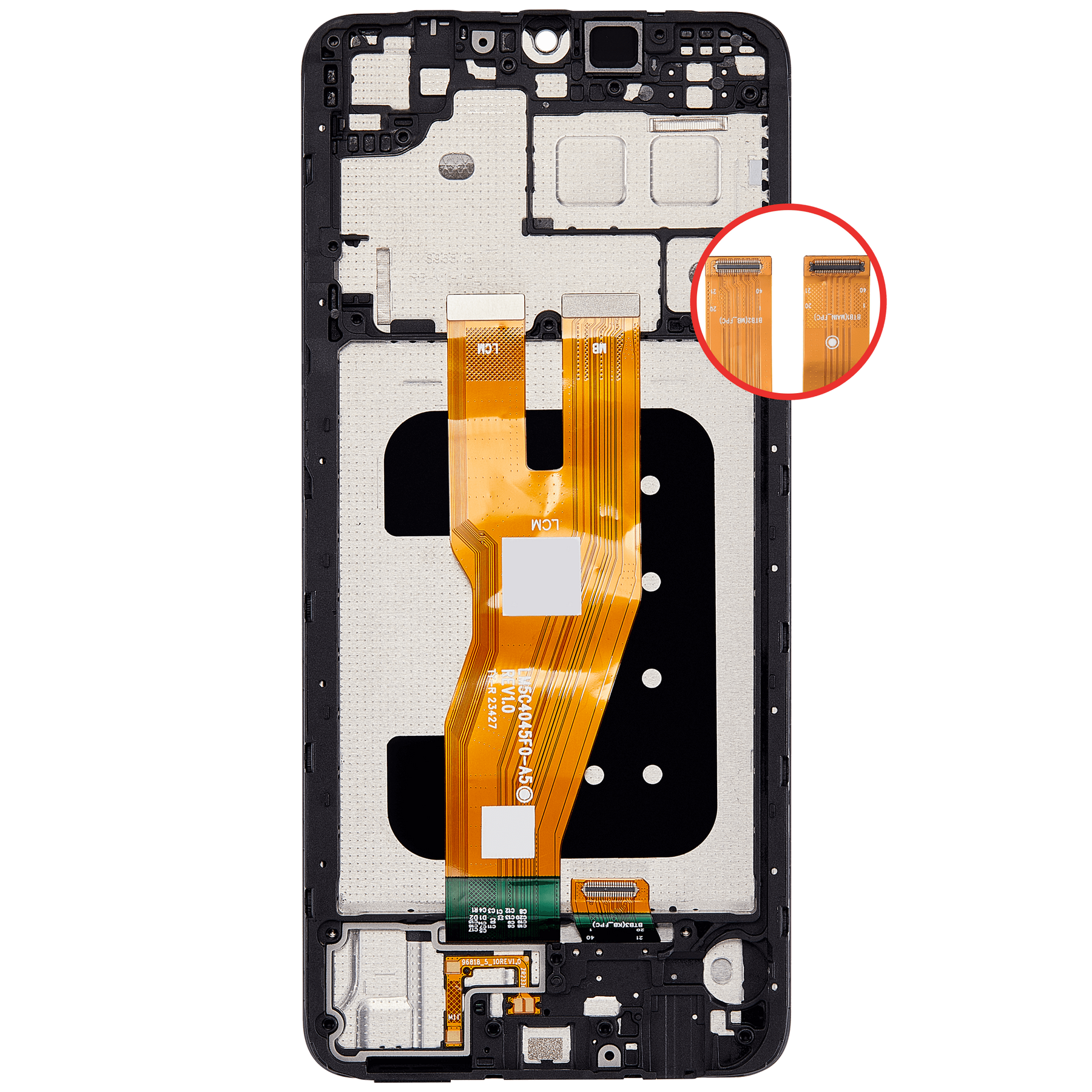 LCD Assembly With Frame Compatible For Samsung Galaxy A05 (A055 / 2023) (Refurbished) (All Colors)