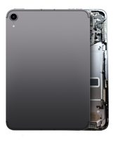 Back Housing W/ Small Components Pre-Installed Compatible For iPad Mini 6 (WIFI cellular) (Used OEM Pull: Grade A) (Space Gray)