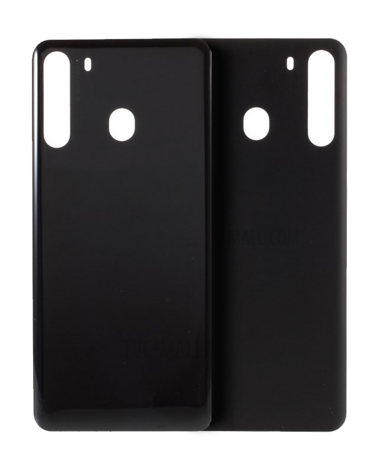 Back cover Glass Compatible For Samsung Galaxy A21 (A215 / 2020) (Service Pack) (Black)