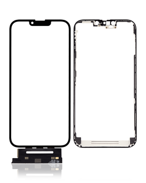 4 in 1 Short Flex (Digitizer Touch With Glass + OCA + Frame Pre-installed) Compatible For iPhone 13 Pro Max (OCA Master)