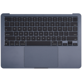 Top Case Assembly With Battery And Keyboard Compatible For MacBook Air 13" (A2681 / Mid 2022) (US Keyboard) (Midnight)