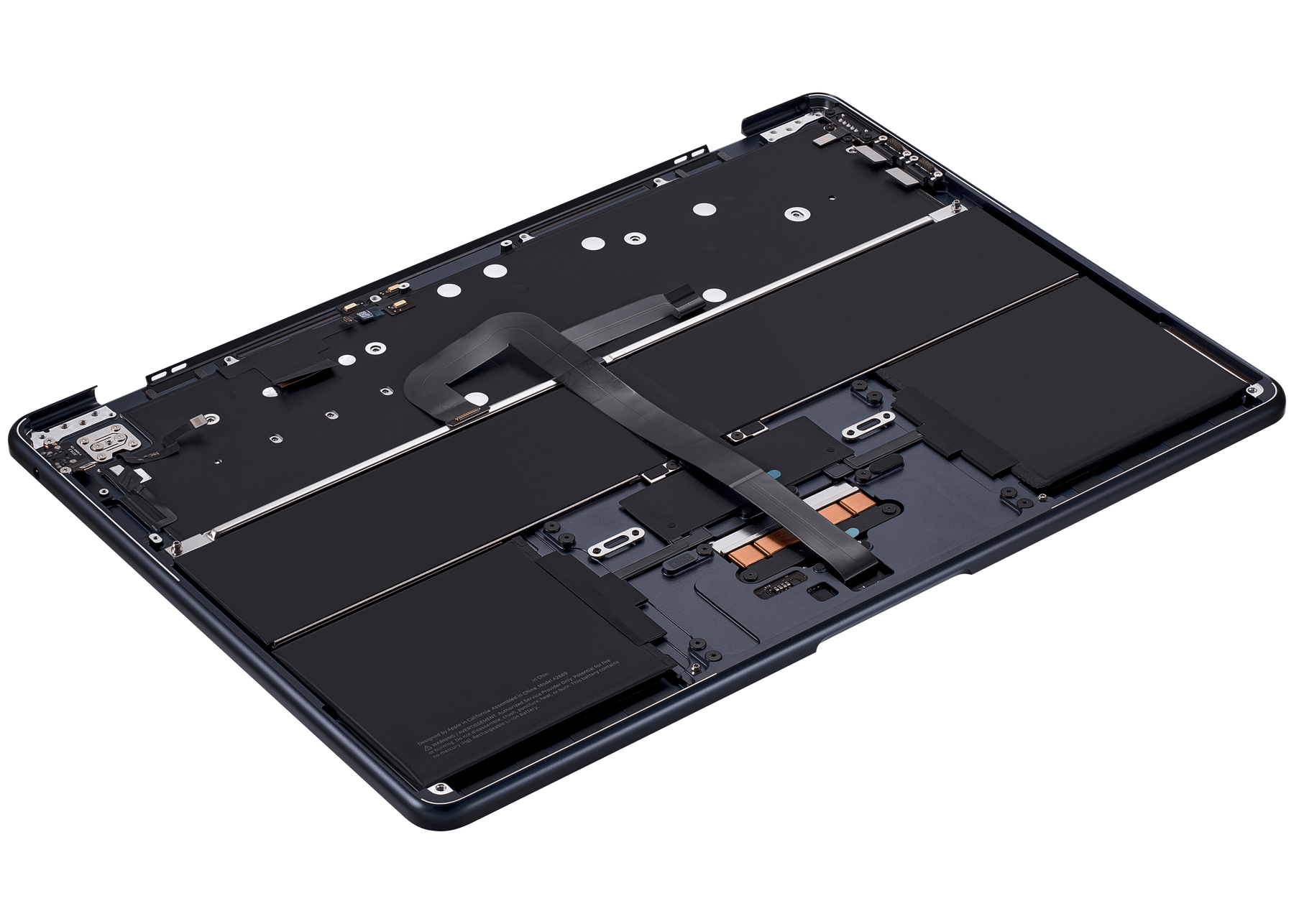 Top Case Assembly With Battery And Keyboard Compatible For MacBook Air 13" (A2681 / Mid 2022) (US Keyboard) (Midnight)