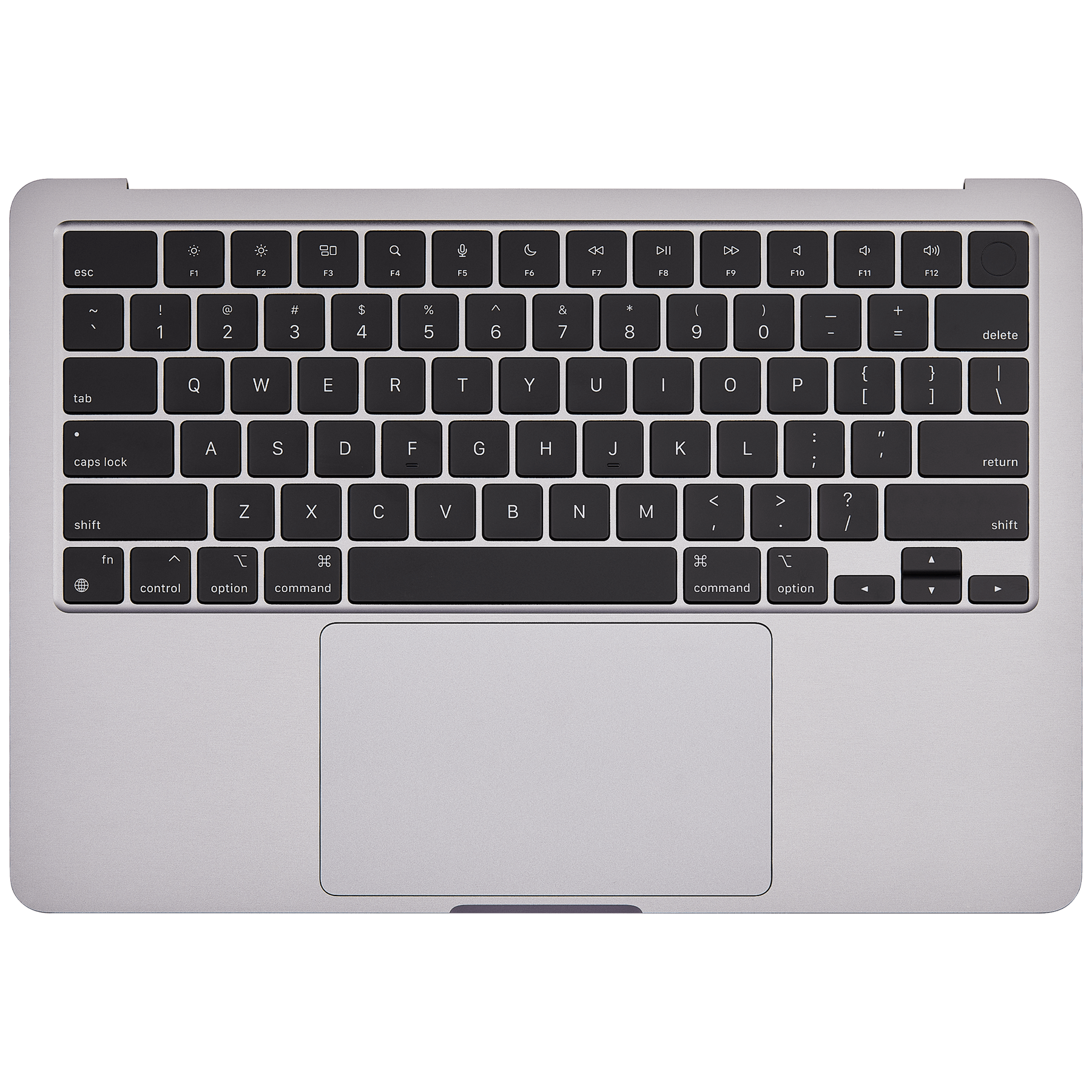 Top Case Assembly With Battery And Keyboard Compatible For MacBook Air 13" (A2681 / Mid 2022) (Space Gray) (US Keyboard)