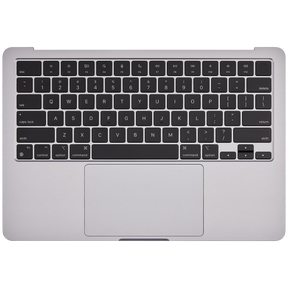 Top Case Assembly With Battery And Keyboard Compatible For MacBook Air 13" (A2681 / Mid 2022) (Space Gray) (US Keyboard)