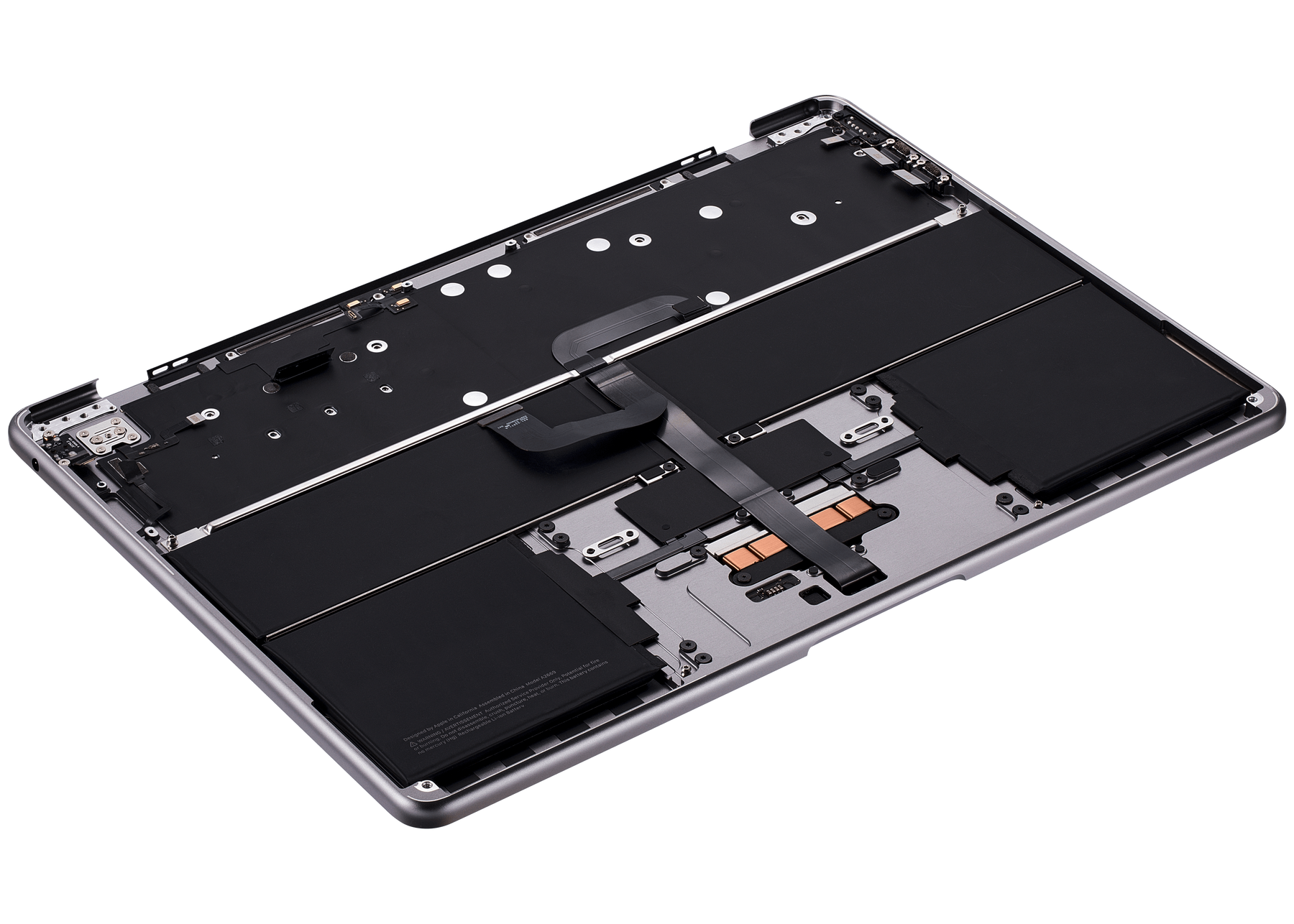 Top Case Assembly With Battery And Keyboard Compatible For MacBook Air 13" (A2681 / Mid 2022) (Space Gray) (US Keyboard)