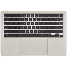 Top Case Assembly With Battery And Keyboard Compatible For MacBook Air 13" (A2681 / Mid 2022) (US Keyboard) (Starlight)