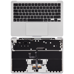 Top Case Assembly With Battery And Keyboard Compatible For MacBook Air 13" (A2681 / Mid 2022) (US Keyboard) (Silver)
