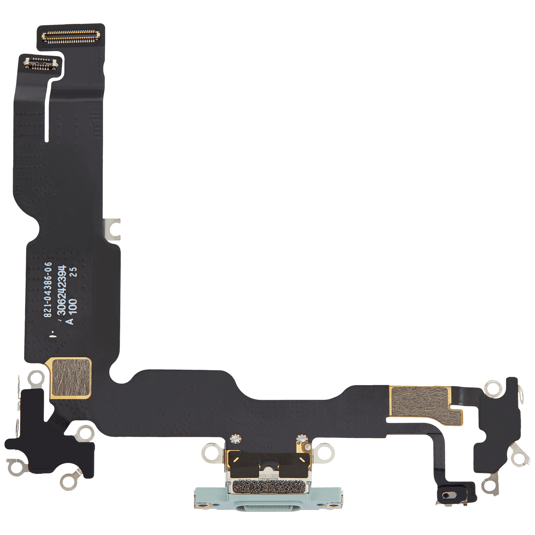 Charging Port Flex Cable Compatible For iPhone 15 Plus (Premium) (Green)