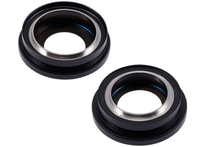 Back Camera Lens With Bracket & Bezel Compatible For iPhone 15 / 15 Plus (2 Piece Set) (Premium) (Black)