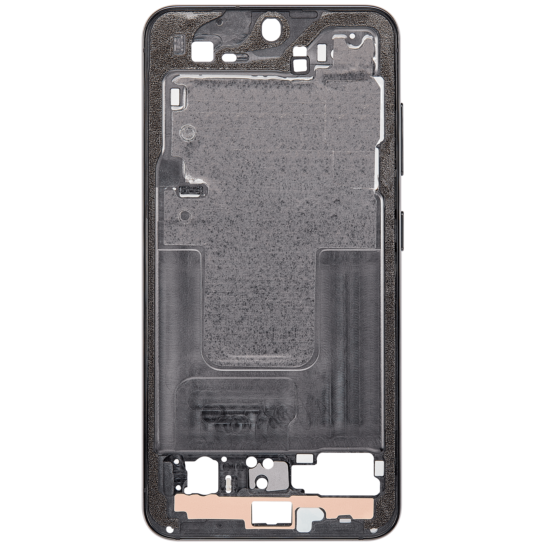 Mid-Frame Housing Compatible For Samsung Galaxy S23 5G Replacement (International Version) (Phantom Black)