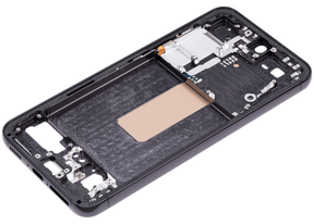 Mid-Frame Housing Compatible For Samsung Galaxy S23 5G Replacement (International Version) (Phantom Black)