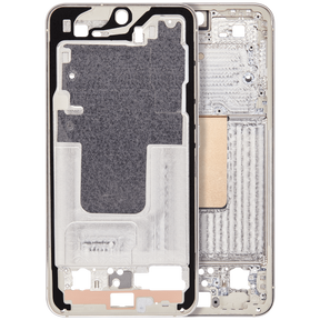 Mid-Frame Housing Compatible For Samsung Galaxy S23 5G Replacement (International Version) (Cream)