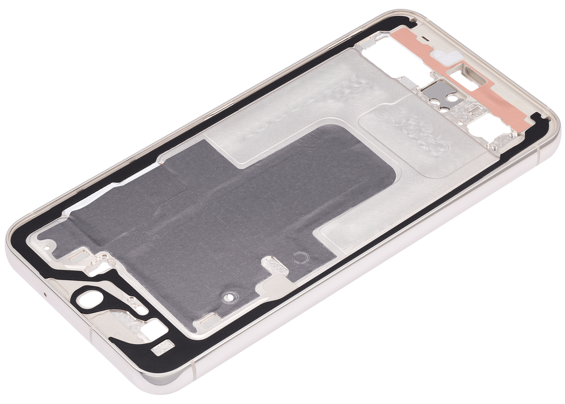Mid-Frame Housing Compatible For Samsung Galaxy S23 5G Replacement (International Version) (Cream)