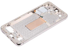Mid-Frame Housing Compatible For Samsung Galaxy S23 5G Replacement (International Version) (Cream)