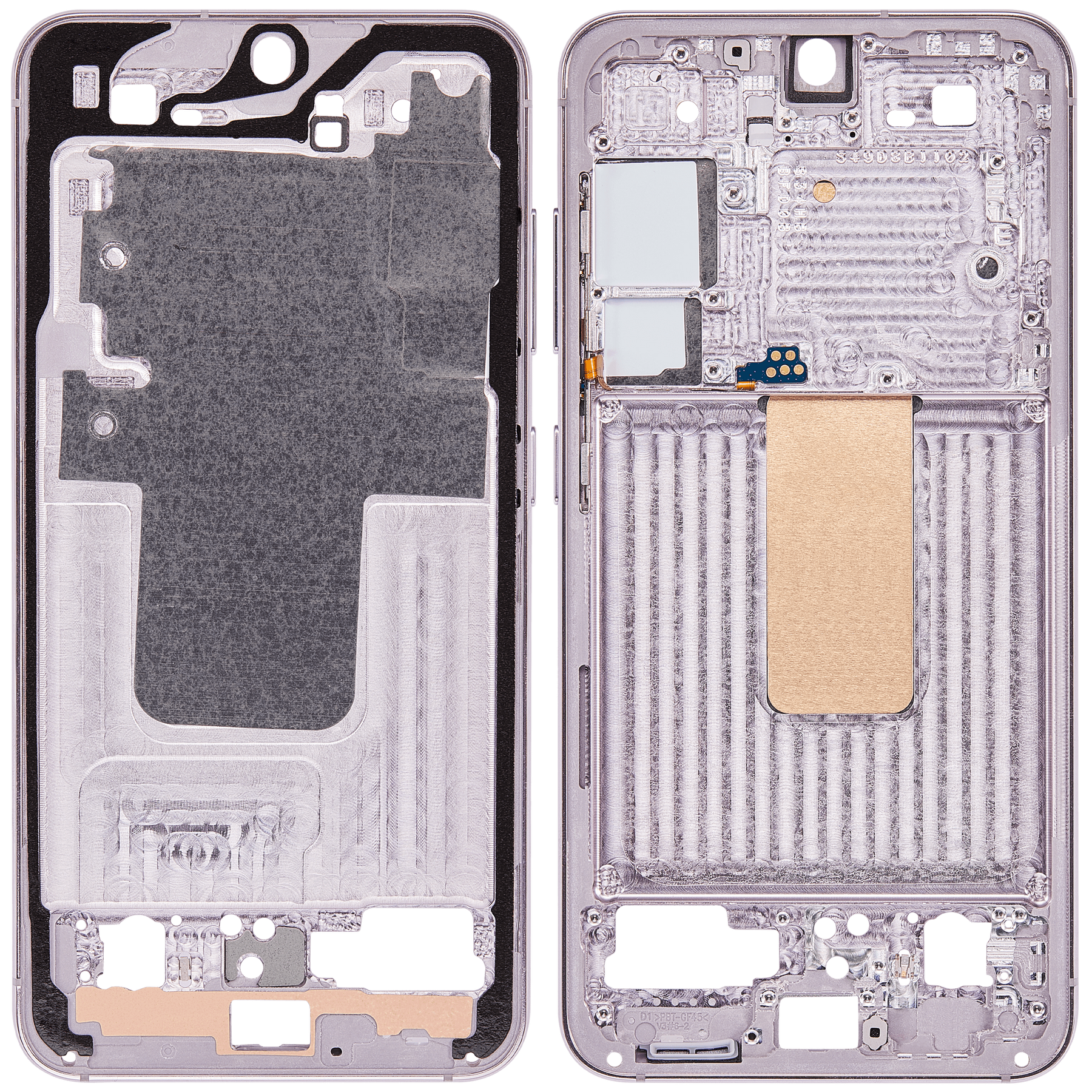 Mid-Frame Housing Compatible For Samsung Galaxy S23 5G Replacement(International Version) (Lavender)