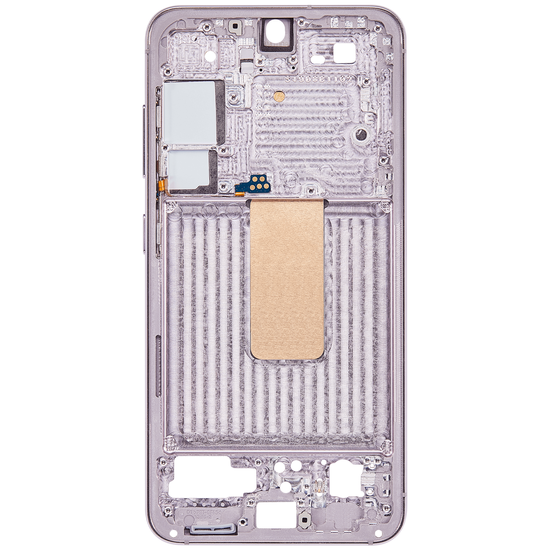 Mid-Frame Housing Compatible For Samsung Galaxy S23 5G Replacement(International Version) (Lavender)