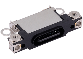 Charging Port Only Compatible For iPhone 15 / 15 Plus (Black)