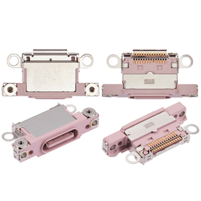 Charging Port Only Compatible For iPhone 15 / 15 Plus (Pink)