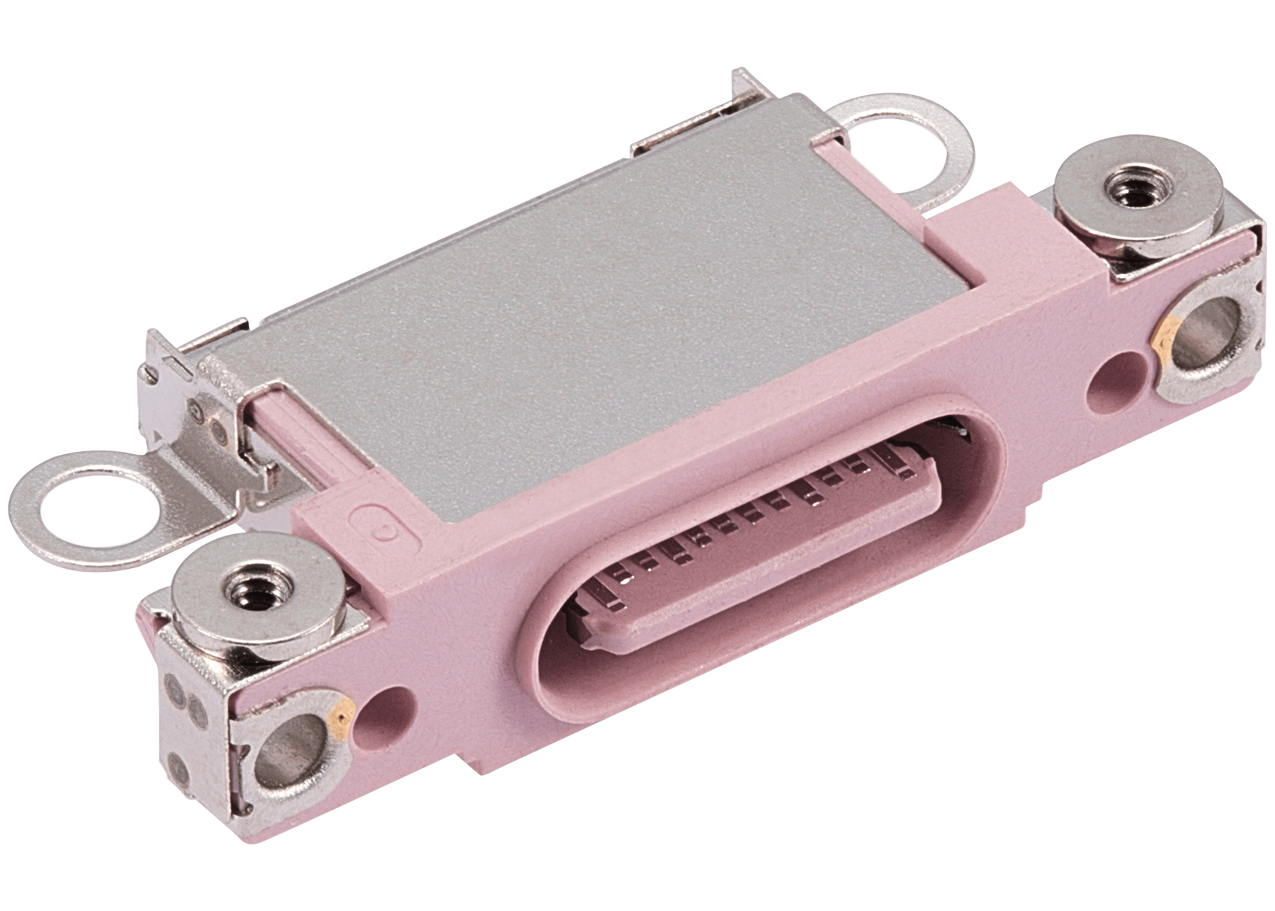 Charging Port Only Compatible For iPhone 15 / 15 Plus (Pink)