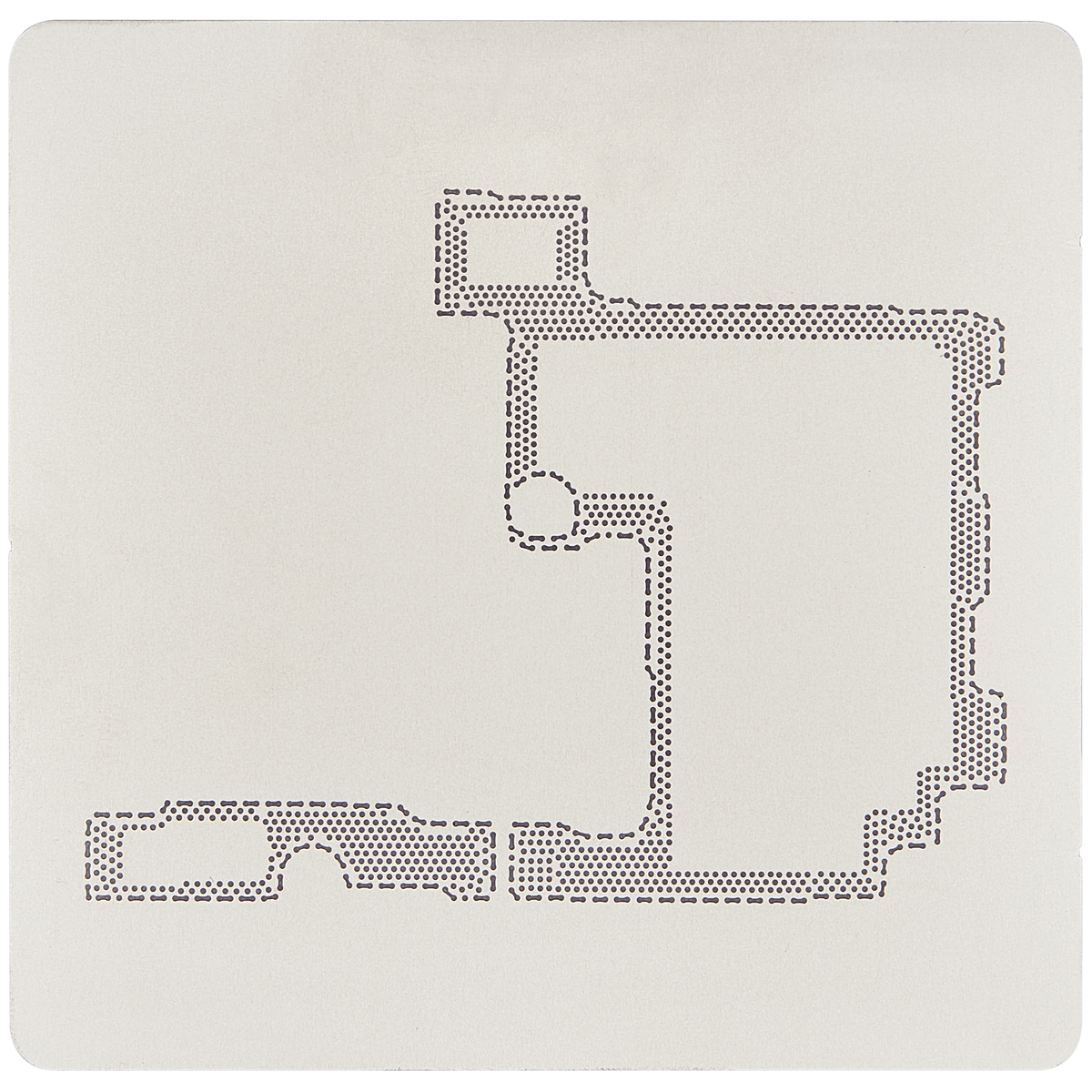 Replacement Reballing Stencil For Motherboard Middle Layer Compatible For Samsung Galaxy S22 Ultra by MacFactory.Store(Amaoe)