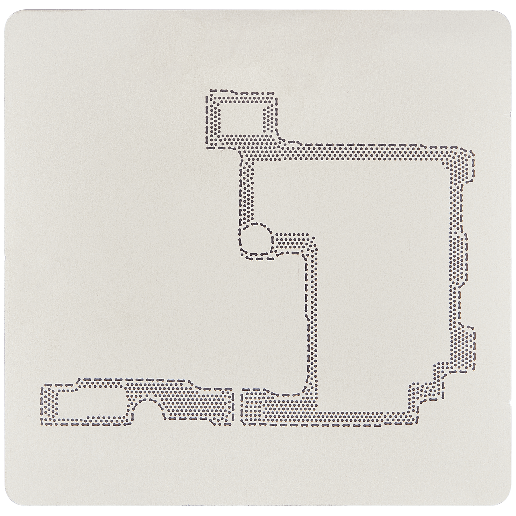 Replacement Reballing Stencil For Motherboard Middle Layer Compatible For Samsung Galaxy S22 Ultra by MacFactory.Store(Amaoe)