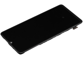 OLED Assembly With Frame Compatible For Samsung Galaxy A41 (A415 / 2020) (Refurbished) (Prism Crush Black)