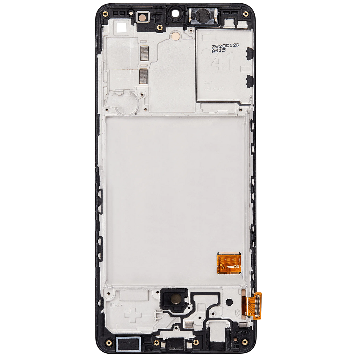 OLED Assembly With Frame Compatible For Samsung Galaxy A41 (A415 / 2020) (Refurbished) (Prism Crush Black)