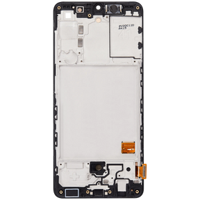 OLED Assembly With Frame Compatible For Samsung Galaxy A41 (A415 / 2020) (Refurbished) (Prism Crush Black)
