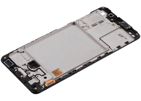 OLED Assembly With Frame Compatible For Samsung Galaxy A41 (A415 / 2020) (Refurbished) (Prism Crush Black)