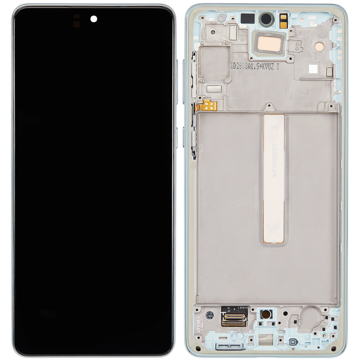 Replacement OLED Assembly With Frame Compatible For Samsung Galaxy A73 5G (A736 / 2022) (Refurbished) (Mint)