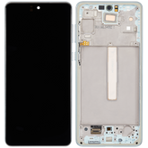Replacement OLED Assembly With Frame Compatible For Samsung Galaxy A73 5G (A736 / 2022) (Refurbished) (Mint)