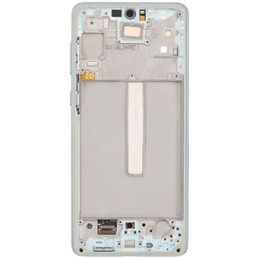Replacement OLED Assembly With Frame Compatible For Samsung Galaxy A73 5G (A736 / 2022) (Refurbished) (Mint)