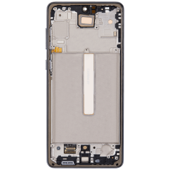 Replacement OLED Assembly With Frame Compatible For Samsung Galaxy A73 5G (A736 / 2022) (Refurbished) (Gray)