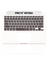 Top Case With Keyboard Compatible For MacBook Pro 13" Retina (A1502 / Early 2015) (US English) (Used OEM Pull: Grade B/C)