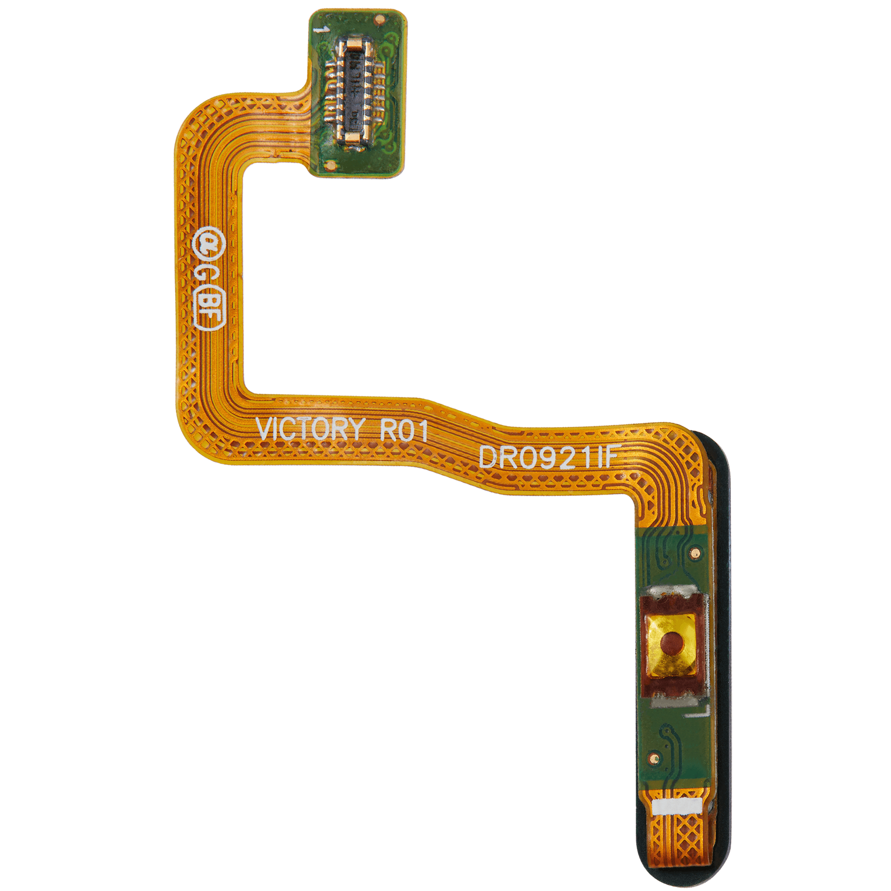 Fingerprint Reader With Power Flex Cable Compatible For Samsung Galaxy Z Fold 2 5G Replacement (F916) (Mystic Black)