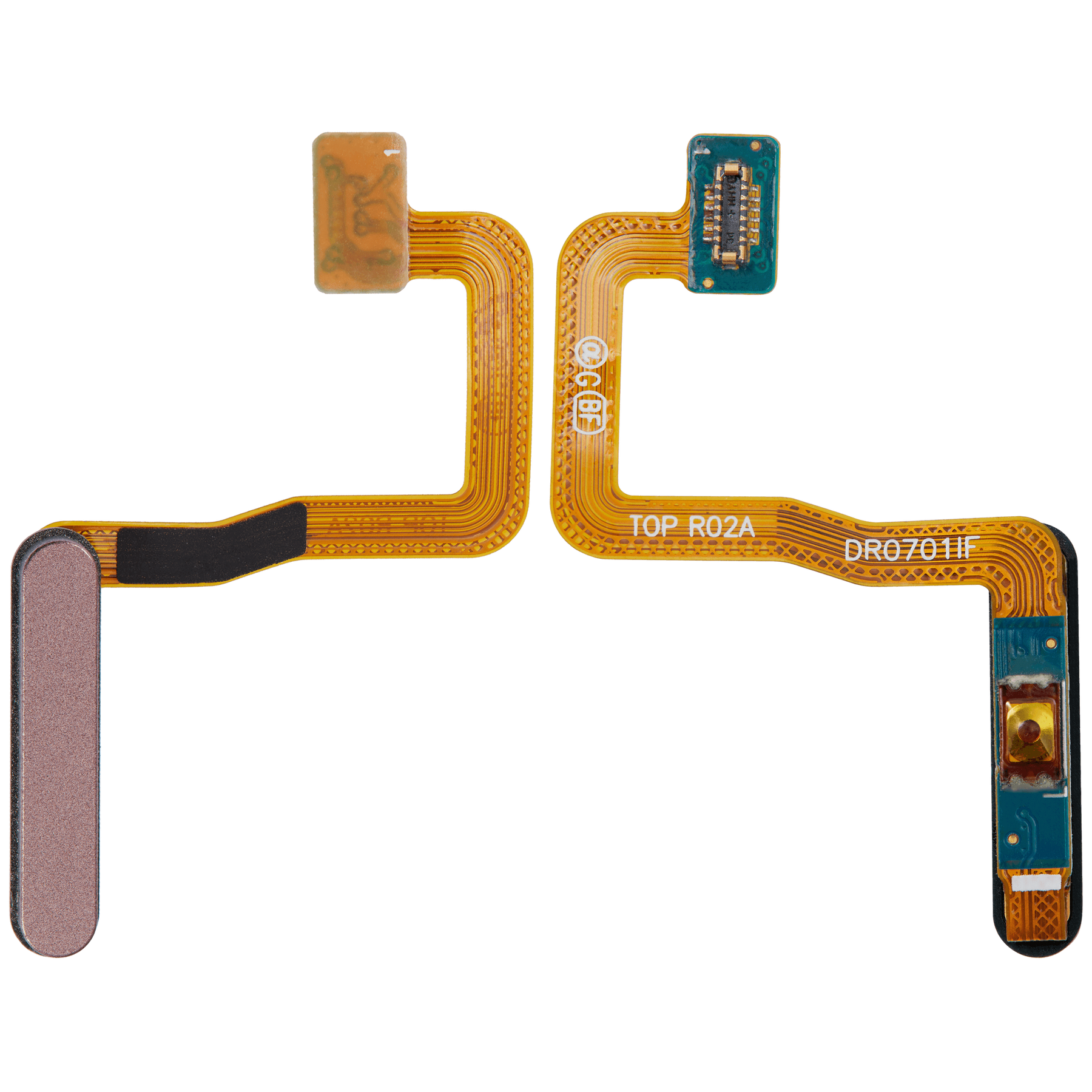 Replacement Fingerprint Reader With Power Flex Cable Compatible For Samsung Galaxy Z Fold 2 5G (F916) (Mystic Bronze)