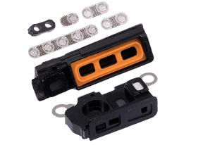 Loudspeaker / Mic Mesh Compatible For iPhone 15 Pro Max (White Titanium)